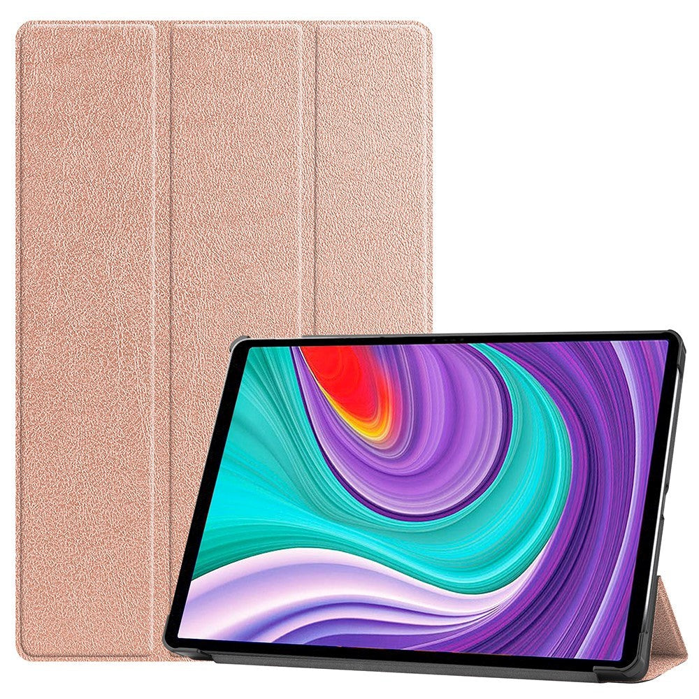 Lenovo Pad Pro Tri-fold Flip Deksel med Tri-Fold - Rose Gold