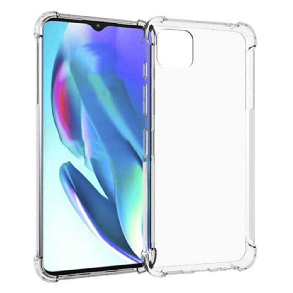 EIDERWOOD Motorola Moto G50 Plast Deksel m. Støtdempende Hjørner - Gjennomsiktig