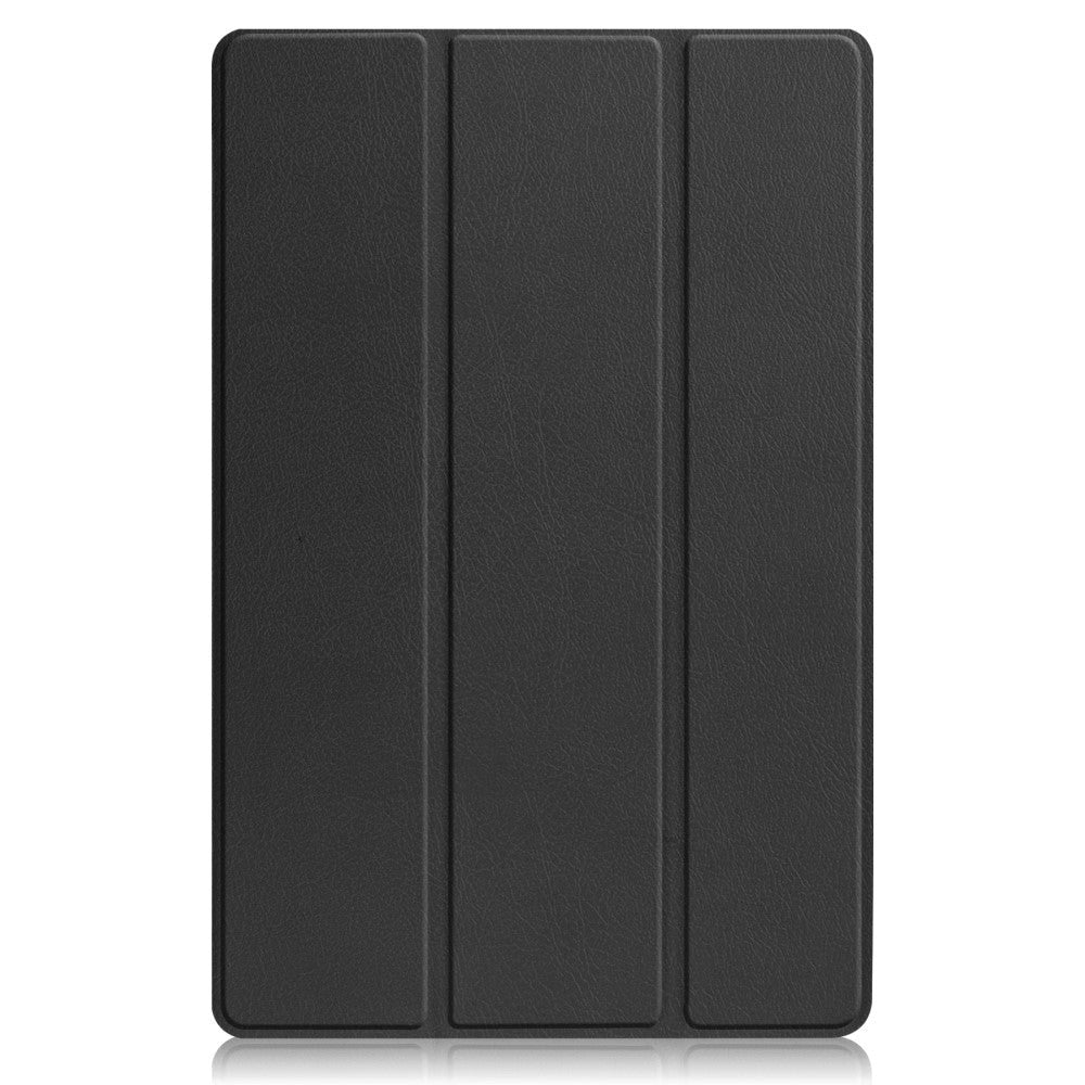 Lenovo Tab P12 Pro Tri-Fold Flip Deksel med Stylus Pen Holder - Svart