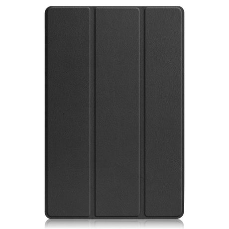 Lenovo Tab P12 Pro Tri-Fold Flip Deksel med Stylus Pen Holder - Svart