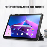 Lenovo Tab M10 Plus (3. Gen) 10.6" (TB-125F/128F) Tri-Fold Flip Deksel - Svart