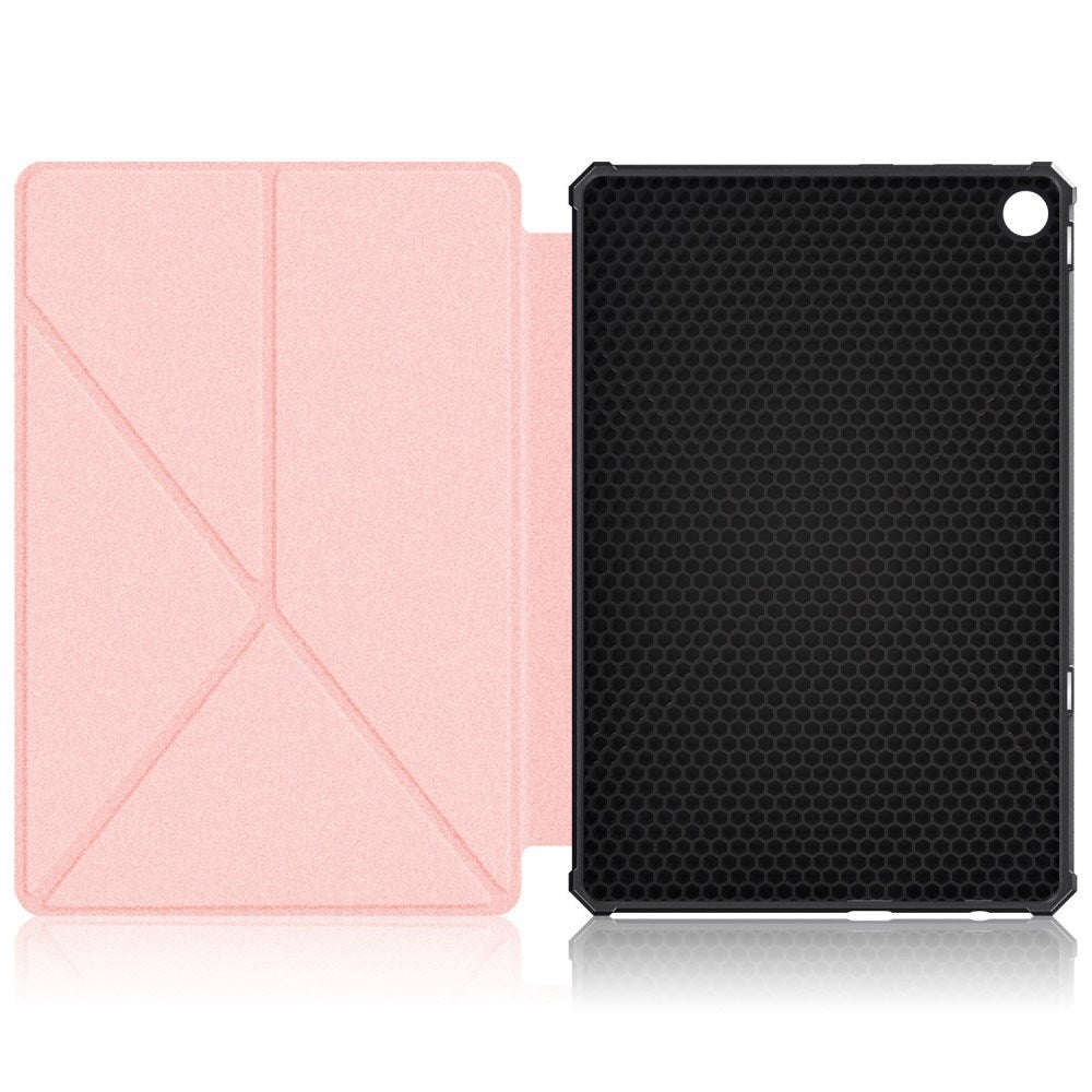 Lenovo Tab M10 (3. Gen) 10.1" (TB-328F/TB-328X) Fleksibelt Origami Flip Deksel - Rosa