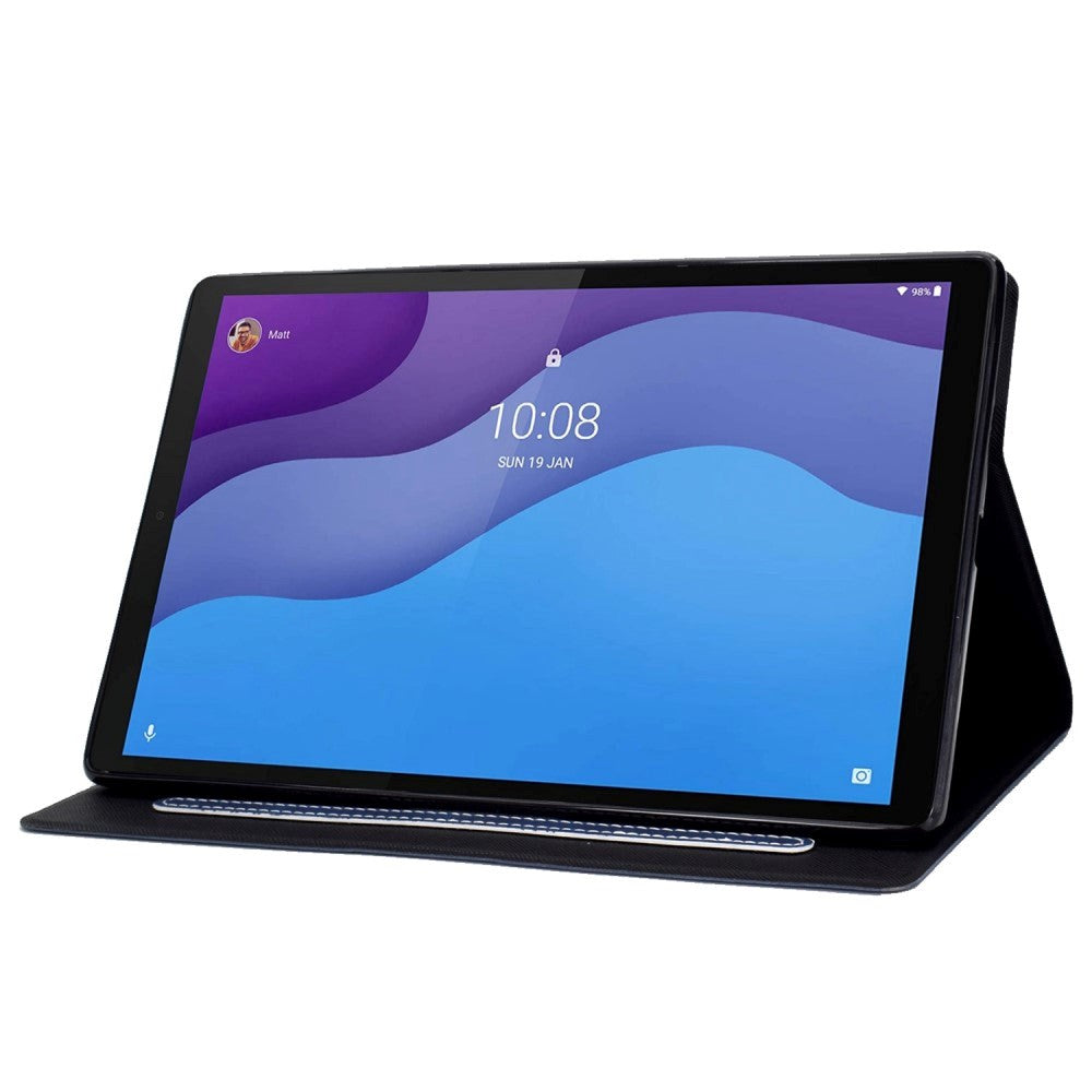 Lenovo Tab M10 (3. Gen) 10.1" (TB-328F/TB-328X) Flip Deksel med Lommebok - Blå