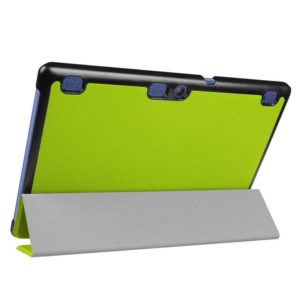 Lenovo Tab3 10 Tri-Fold Magnetic Hard Case Etui Grønn