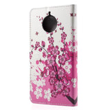 Motorola Moto G5s Plus Pink Flowers Wallet Case med Lommebok