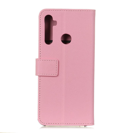 Xiaomi Redmi Note 8 Flip Skinndeksel med lommebok - Rosa