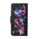 Xiaomi Redmi 9A / 9AT Imitert Skinn Flip Deksel - Sommerfugler