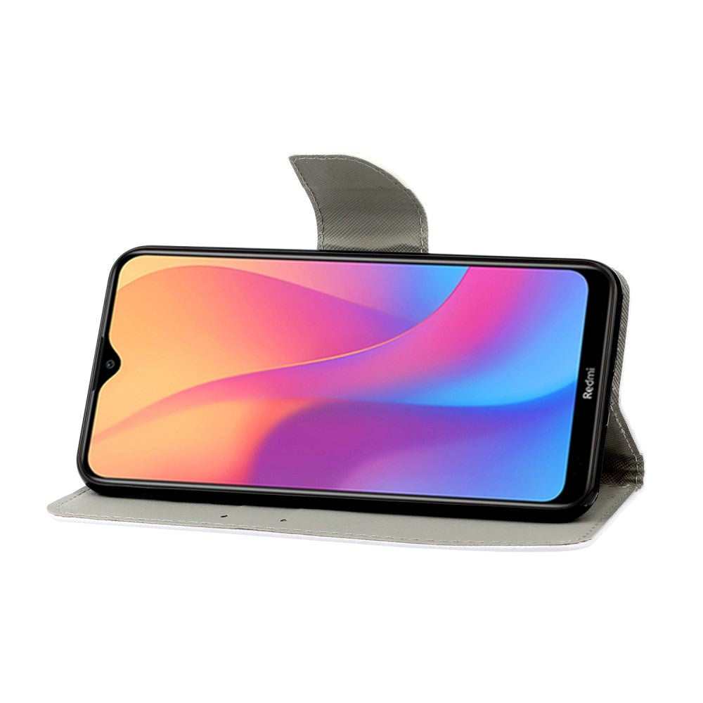 Xiaomi Redmi 9A / 9AT Imitert Skinn Flip Deksel - Sommerfugler