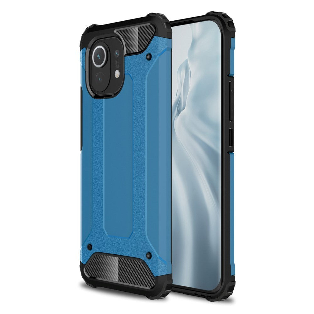 Xiaomi Mi 11 Armor Guard Shock Proof Deksel - Blå