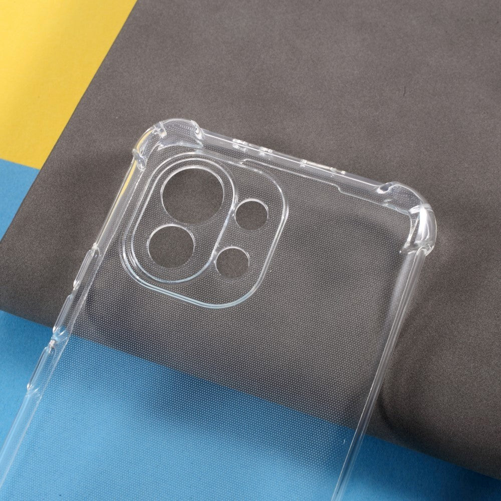 Xiaomi Mi 11 Støtsikker Plastdeksel - Gjennomsiktig