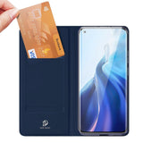 Xiaomi Mi 11 DUX DUCIS Skin Pro Series Thin Wallet Kunstskinn Deksel - Blå