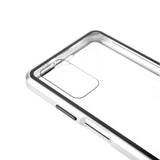 Xiaomi Poco M3 Magnetisk Metalldeksel m. Glass Foran & Bak - Sølv