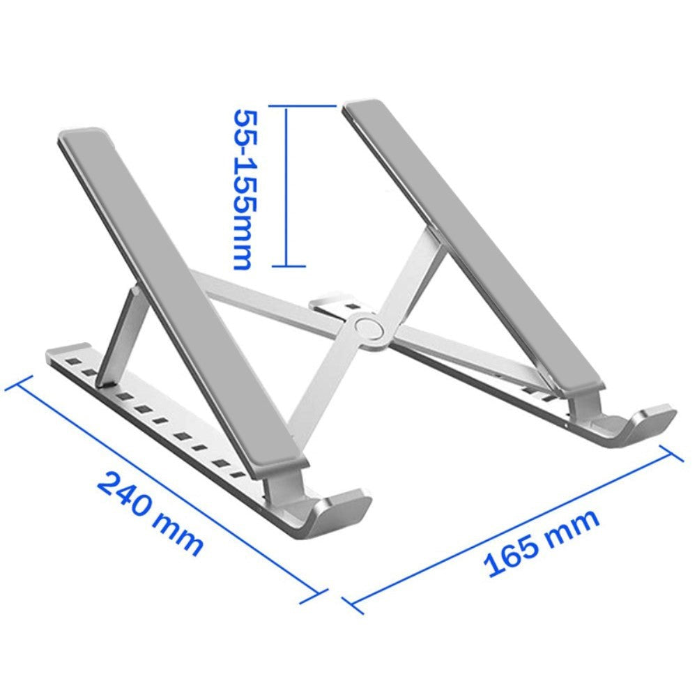 Bordholder & Stativ Til Nettbrett / PC / Mac i Aluminium - Sølv