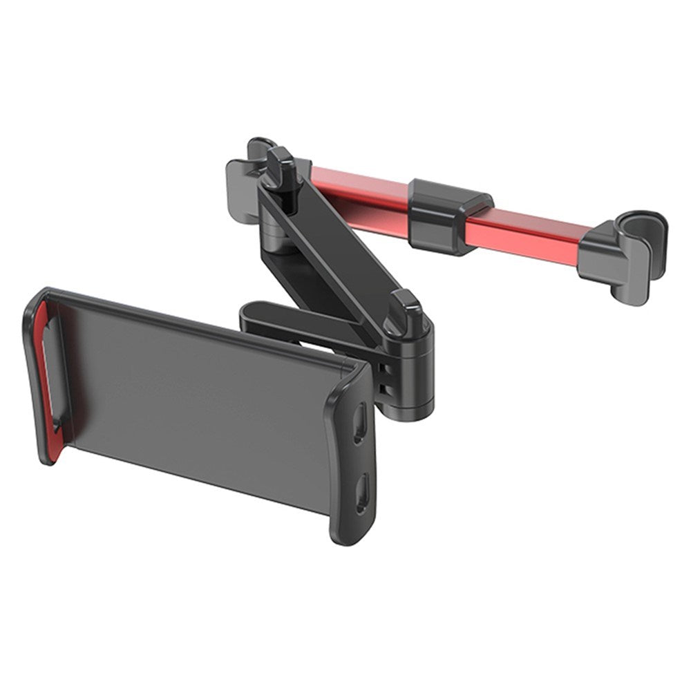 Baksete Car Mount For Bilens Nakkestøtte - Maks Mobil: 195mm x 100mm - Rød