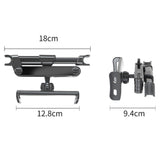 Baksete Car Mount For Bilens Nakkestøtte - Maks Mobil: 195mm x 100mm - Rød