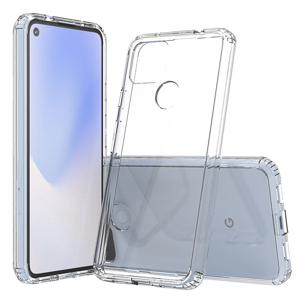 EIDERWOOD Google Pixel 4a (5G) Hybrid Plast Deksel - Gjennomsiktig