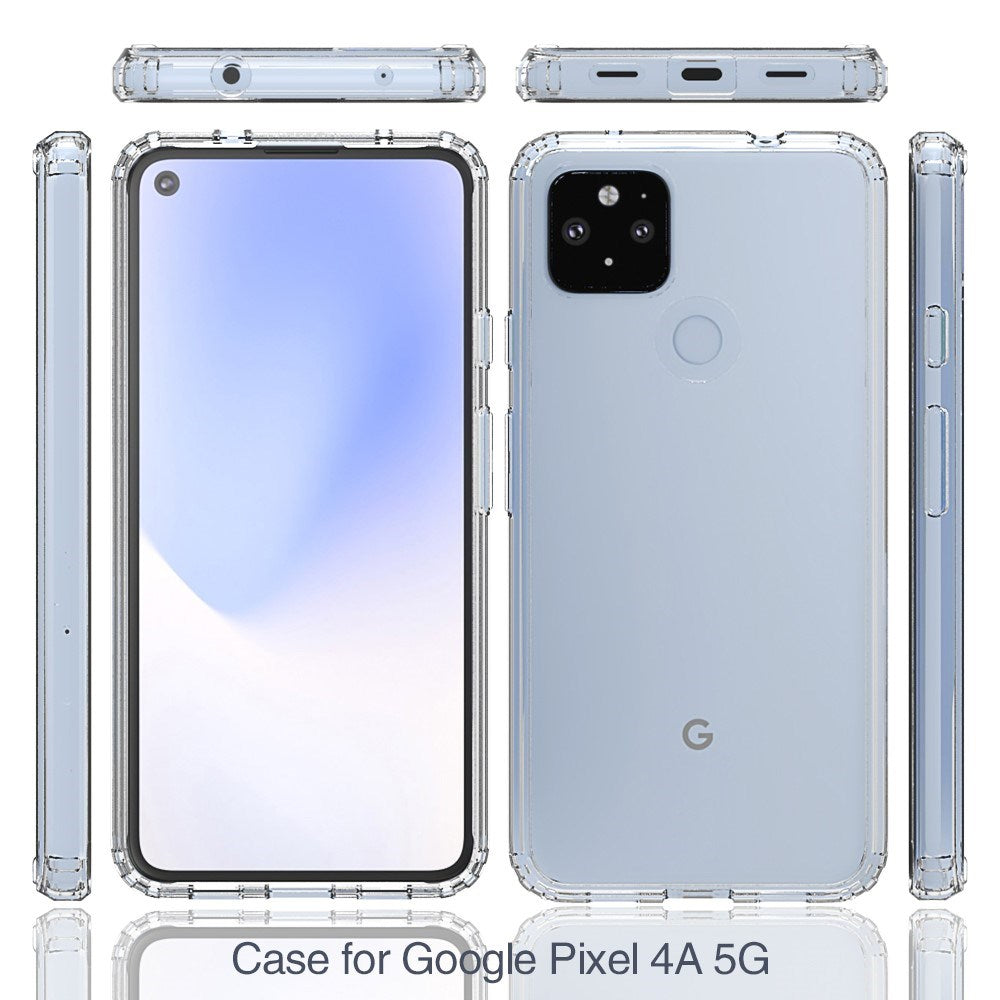 EIDERWOOD Google Pixel 4a (5G) Hybrid Plast Deksel - Gjennomsiktig