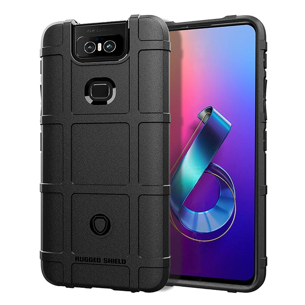 Asus Zenfone 6 (ZS630KL) Rugged Shield Series Håndverker Deksel Svart