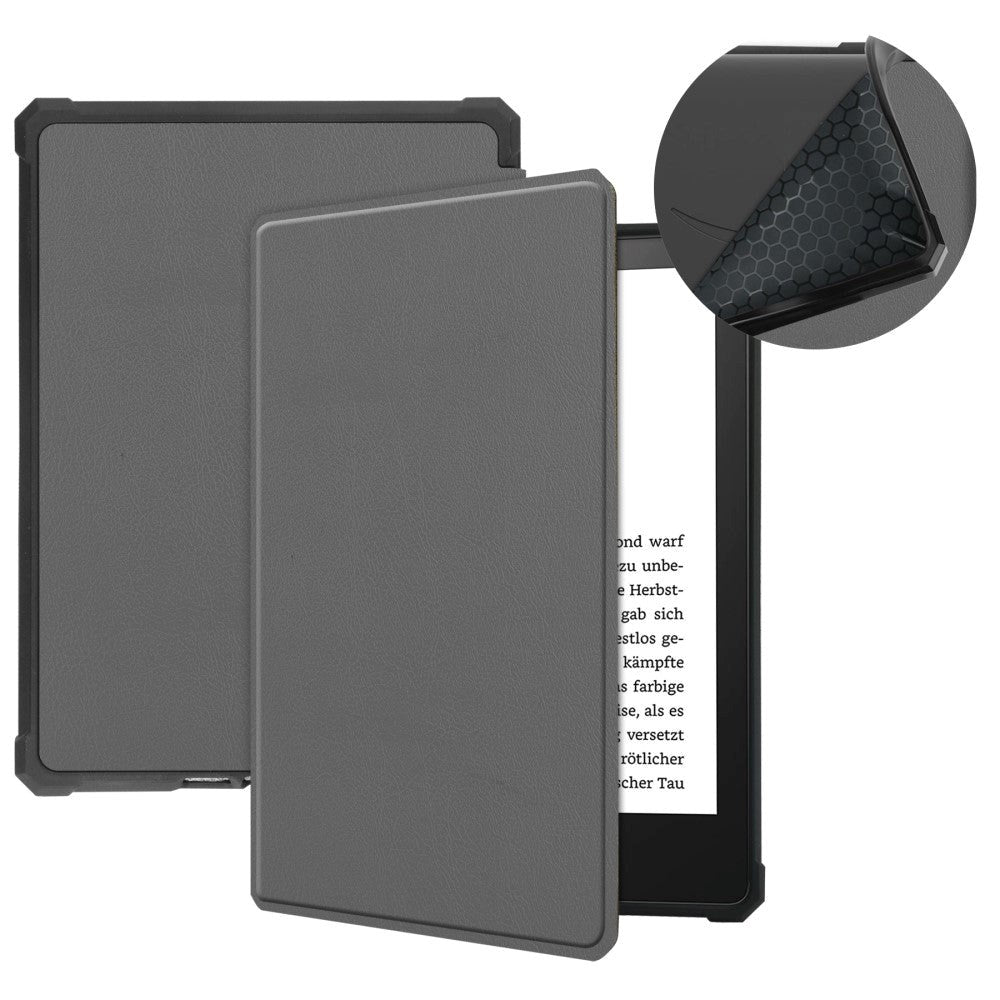 Amazon Kindle Paperwhite 5 11th Generation (2021) Flip Deksel m. Sleep-Funksjon - Grå