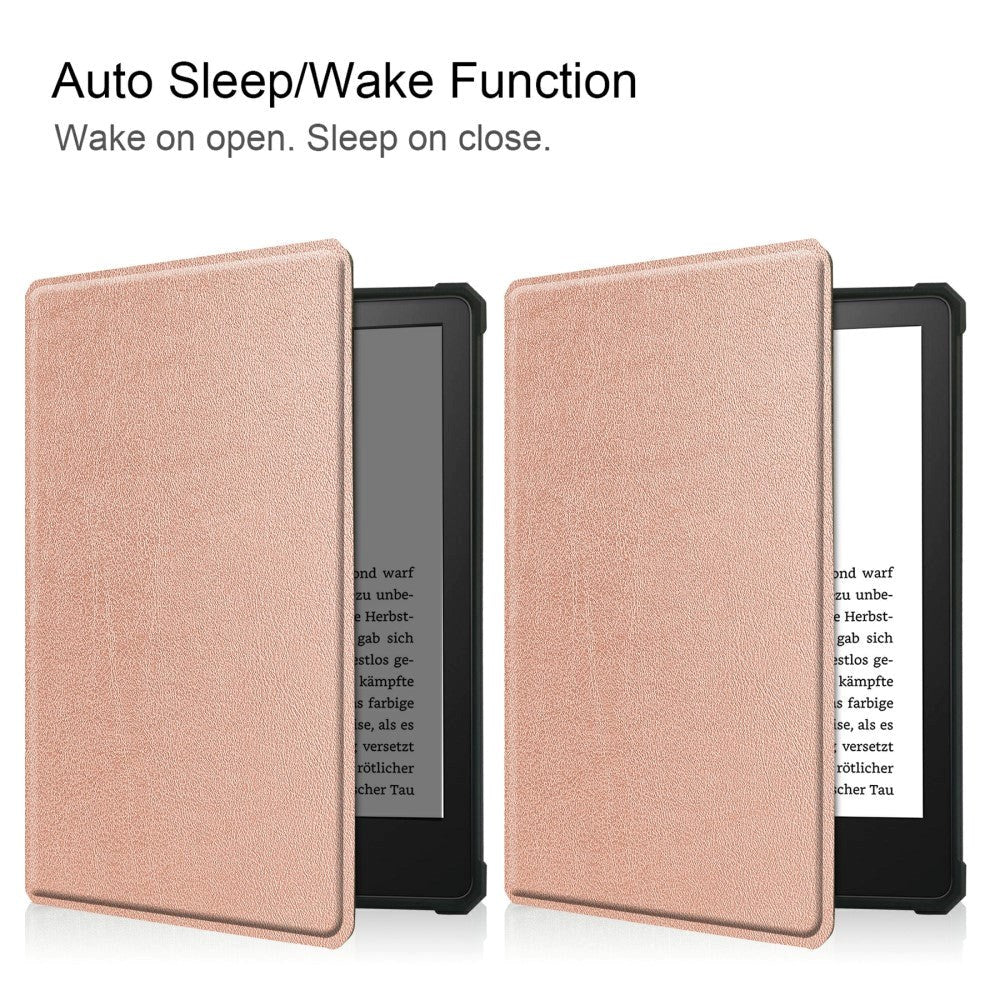 Amazon Kindle Paperwhite 5 11th Generation (2021) Flip Deksel m. Sleep-Funksjon - Rose Gold