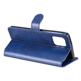 Oppo Find X3 Pro Flip Deksel i Kunstskinn med Lommebok og Magnetisk Lukking - Blå