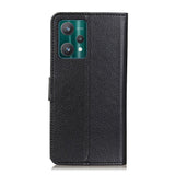 OnePlus Nord CE 2 Lite (5G) PU Litchi Skin Flip Deksel med Lommebok - Svart