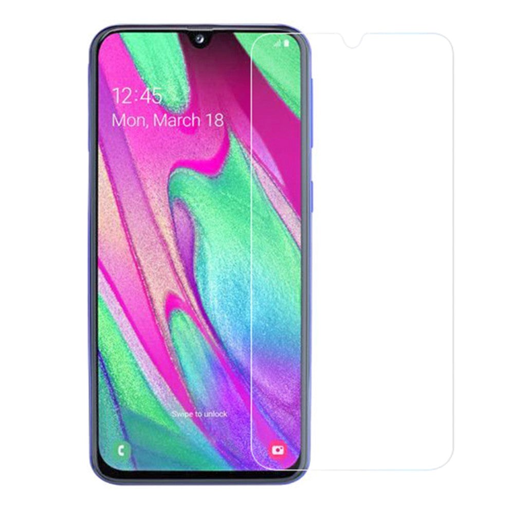 Samsung Galaxy A40 Beskyttelsesglass - Case Friendly - Skjermbeskytter - Gjennomsiktig