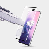 OnePlus 7 Pro Herdet Glass m. Svarte Kanter