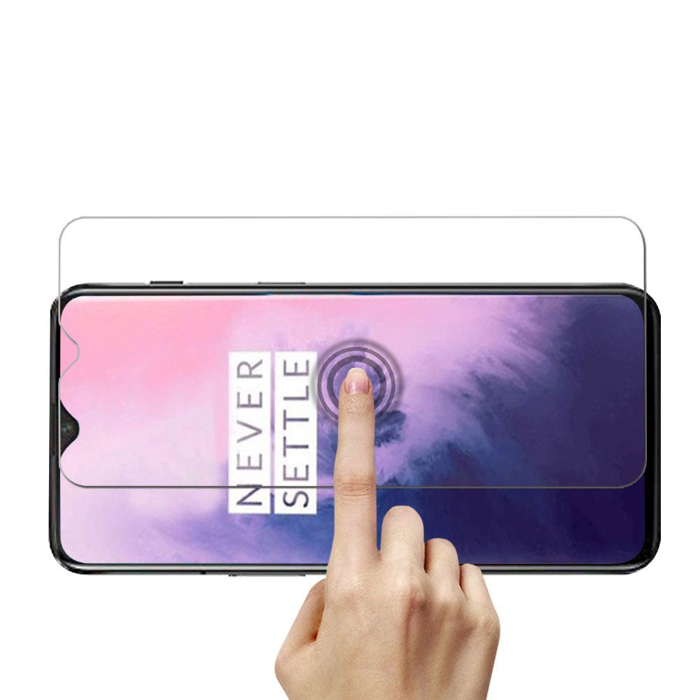 OnePlus 7 Herdet Glass - Case Friendly - Gjennomsiktig