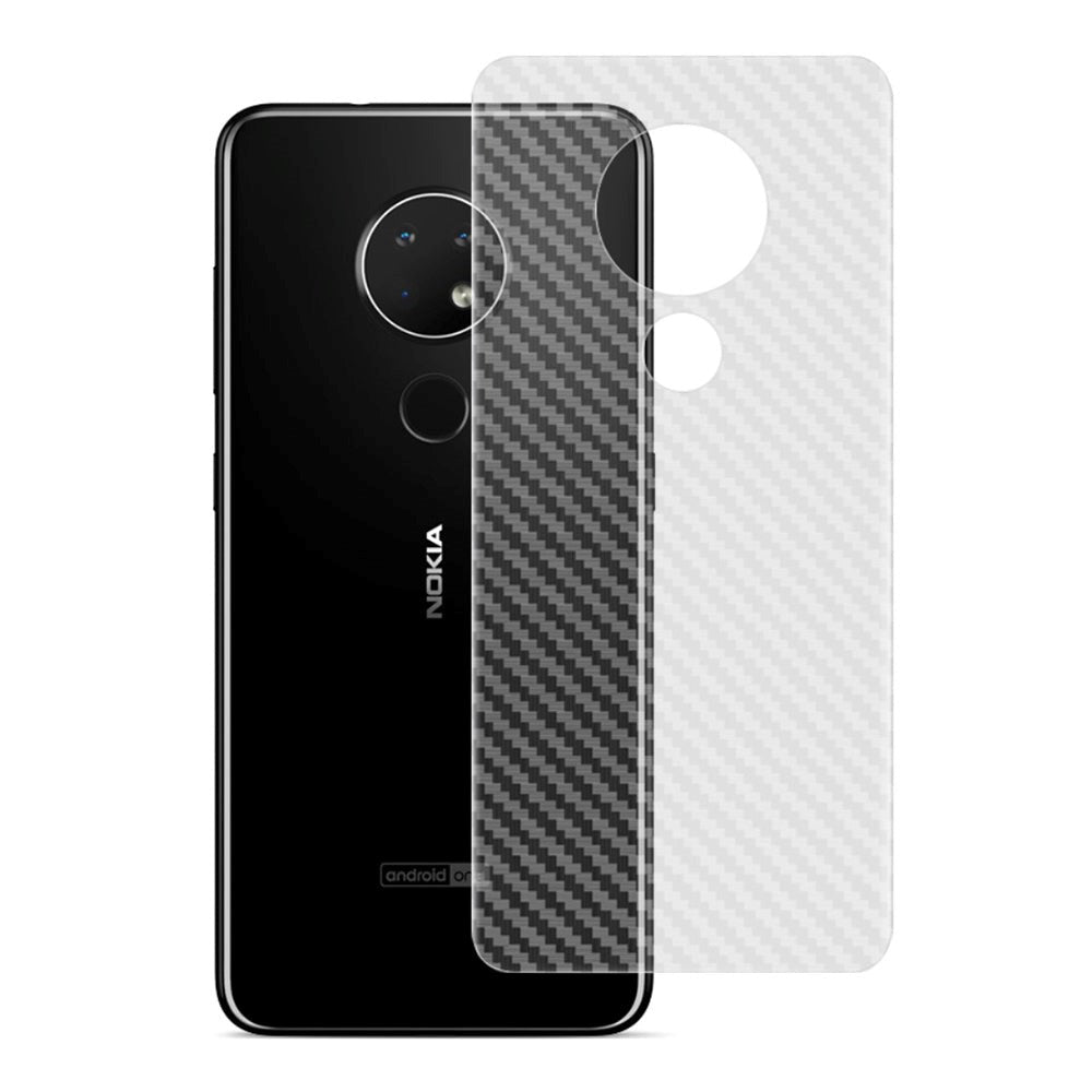 Nokia 7.2 / 6.2 IMAK Karbon Fiber Plastdeksel Gjennomsiktig