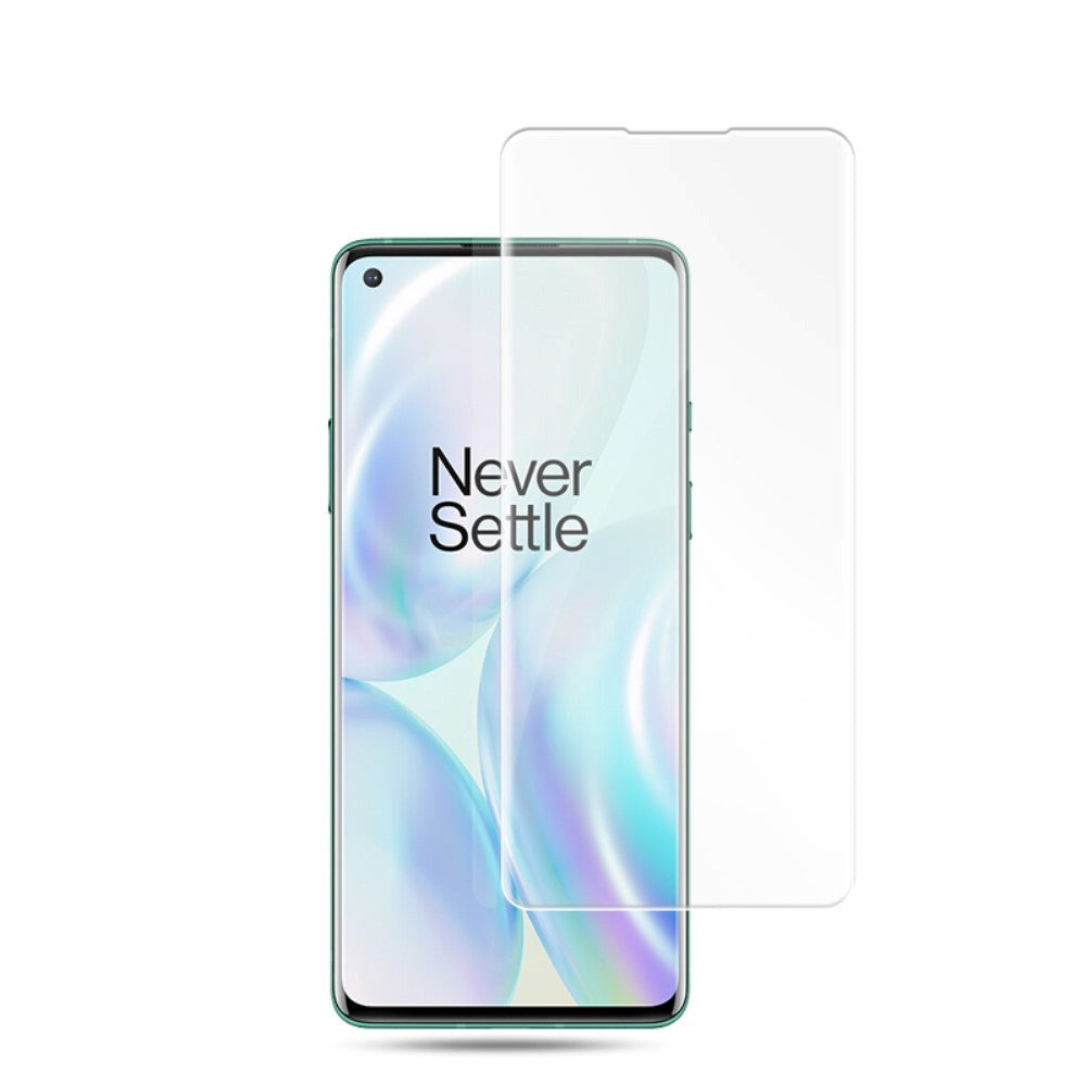 Mocolo OnePlus 8 Pro Herdet Glass med Flytende UV - Gjennomsiktigt Full Fit