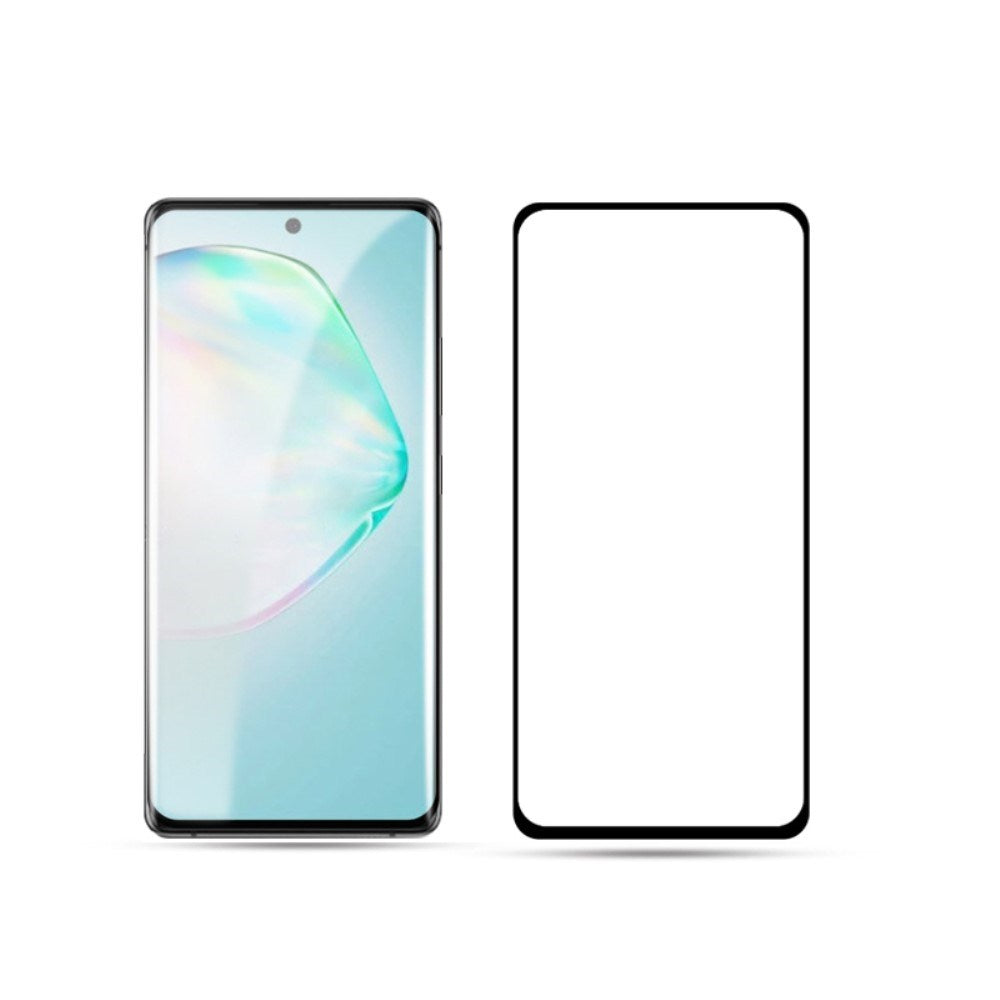 Samsung Galaxy S10 Lite Herdet Skjermbeskyttelsesglass - Gjennomsiktig / Svart