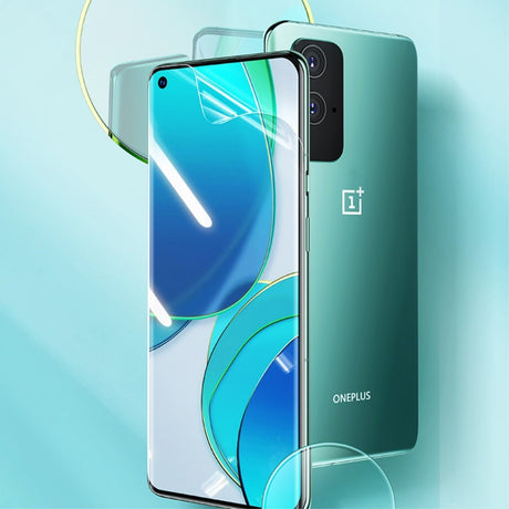 OnePlus 9 BENKS Hydro Skjermbeskytter - Full fit - Gjennomsiktig