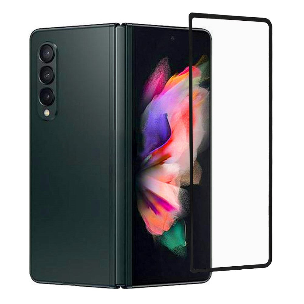 RURIHAI Samsung Galaxy Z Fold3 (5G) Beskyttelsesglass - Full -Fit - Skjermbeskytter - Svart