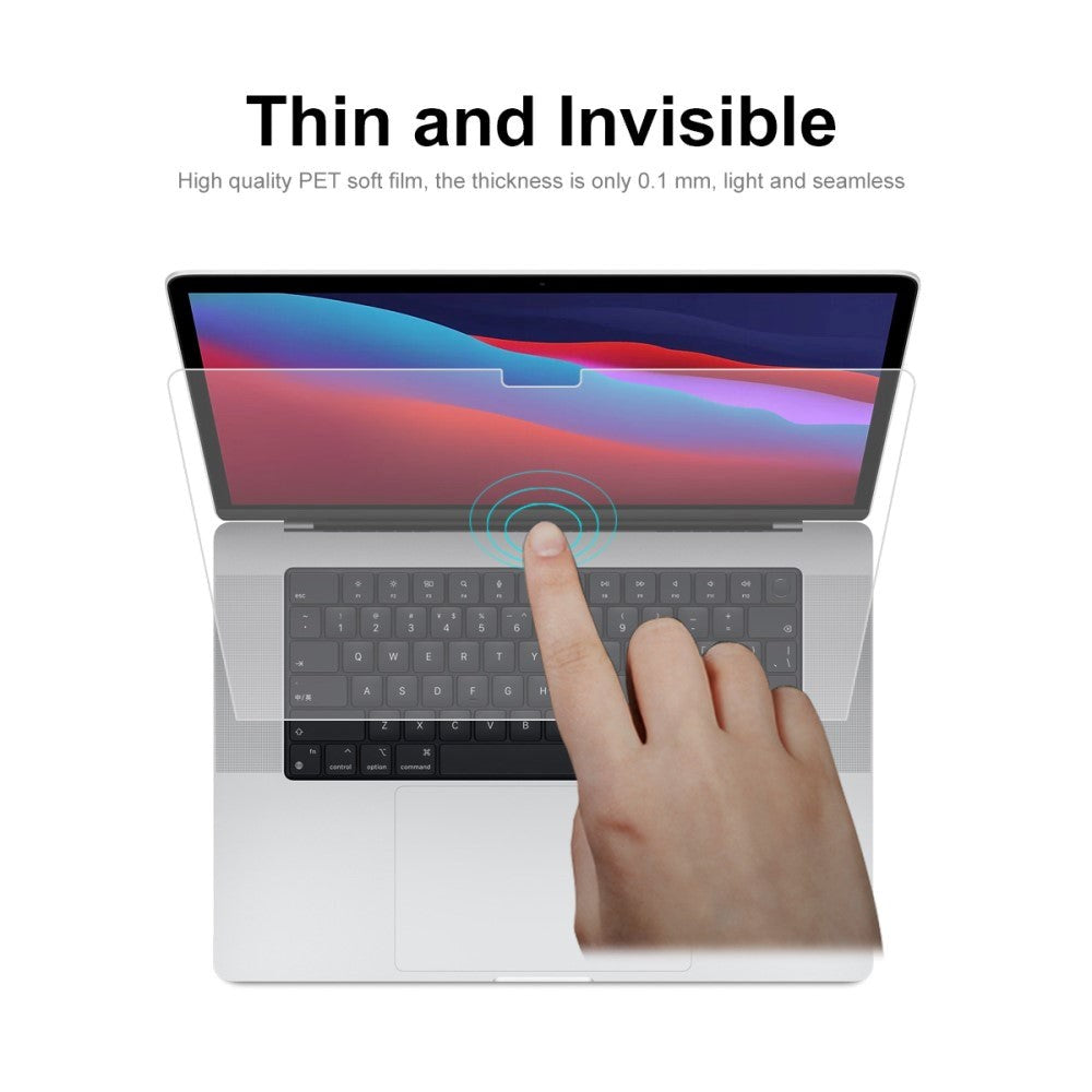 MacBook Pro 16 M1/M2/M3 (2021-2023) ENKAY Antirefleks skjermbeskytter - Gjennomsiktig