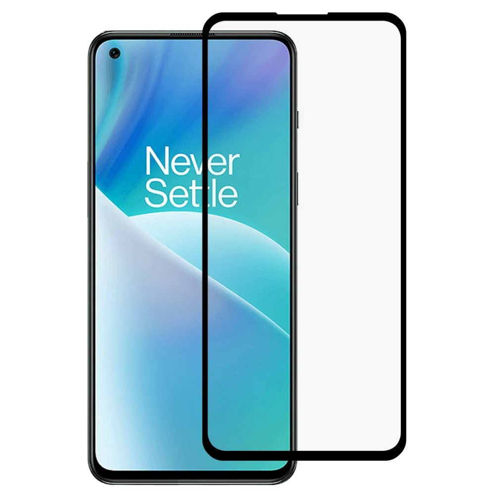 OnePlus Nord 2T (5G) Skjermbeskytter i Glass - Full-fit - Svart Kant