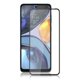 Motorola Moto G22 Full Fit Herdet Skjermbeskyttelsesglass - Gjennomsiktig / Svart
