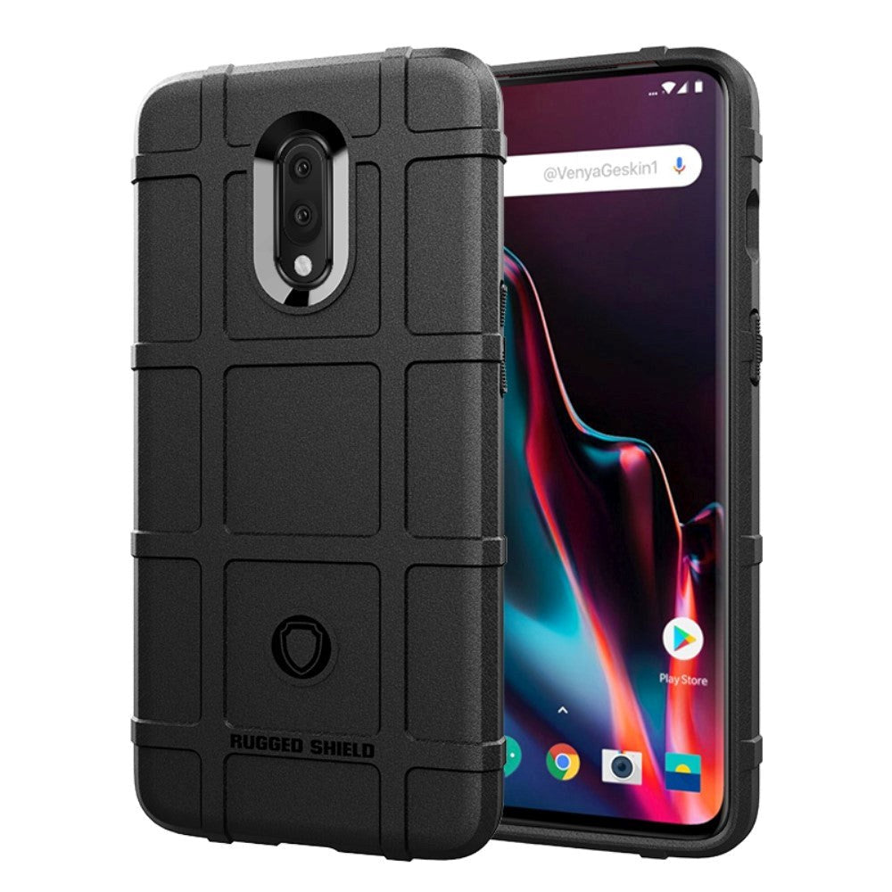 OnePlus 7 Solid Plastdeksel - Svart