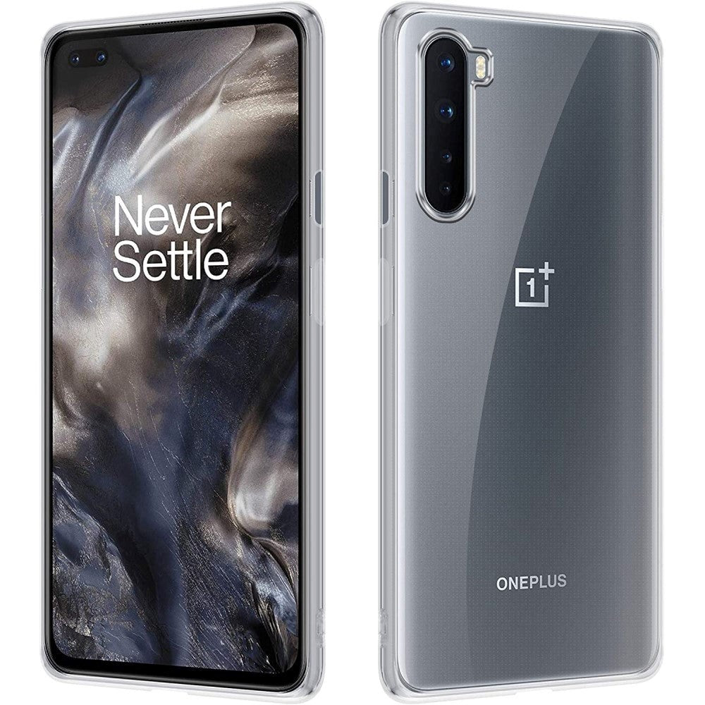 OnePlus Nord Minimalistisk Fleksibelt Plastikkdeksel - Gjennomsiktig