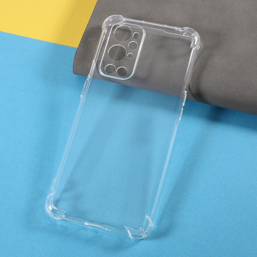EIDERWOOD OnePlus 9 Pro Plast Deksel m. Støtdempende Hjørner - Gjennomsiktig