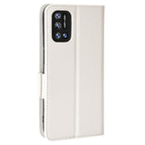 Doogee N40 Pro PU Litchi Skin Flip Deksel med Lommebok - Hvit