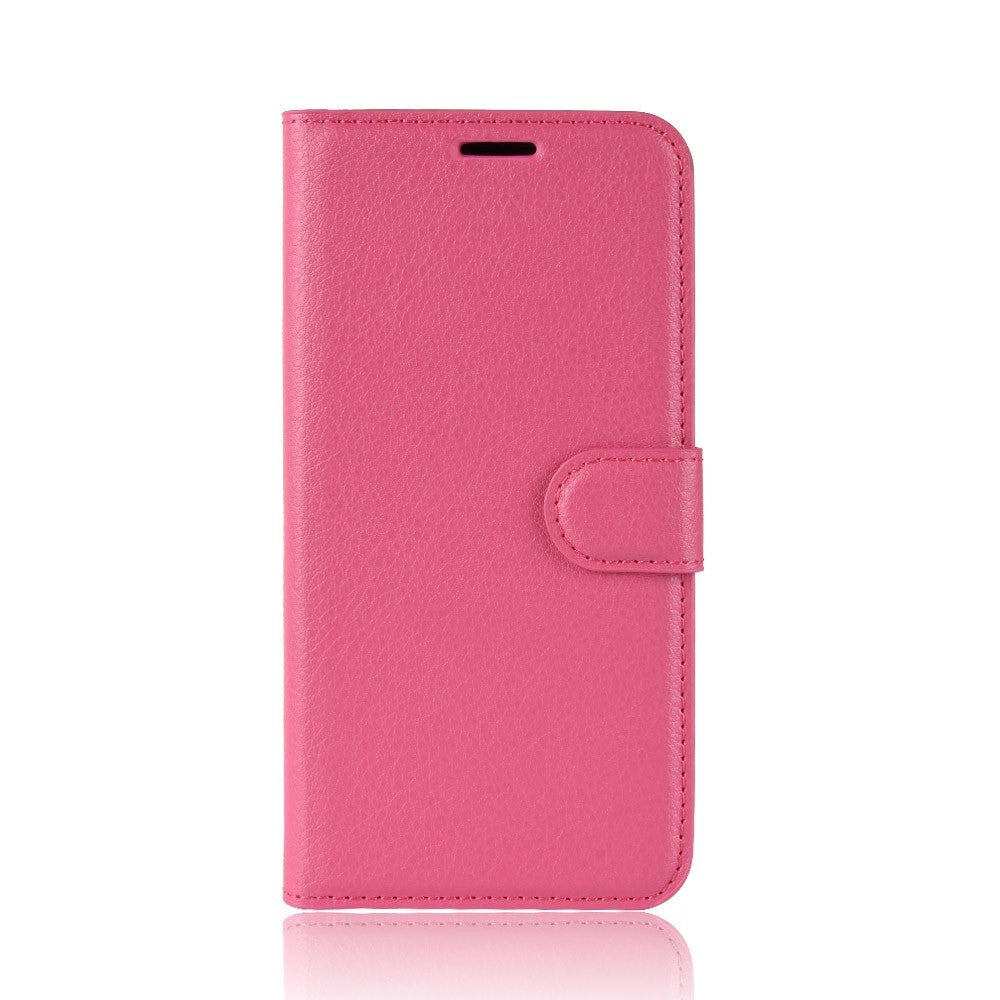 Nokia 3.2 Skinn Flip Deksel m. Lommebok - Rosa