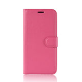 Nokia 3.2 Skinn Flip Deksel m. Lommebok - Rosa