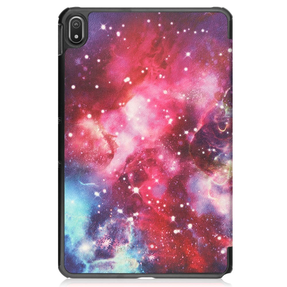 Nokia T20 Kunstskinn Flip Deksel med Stativfunksjon - Nebula