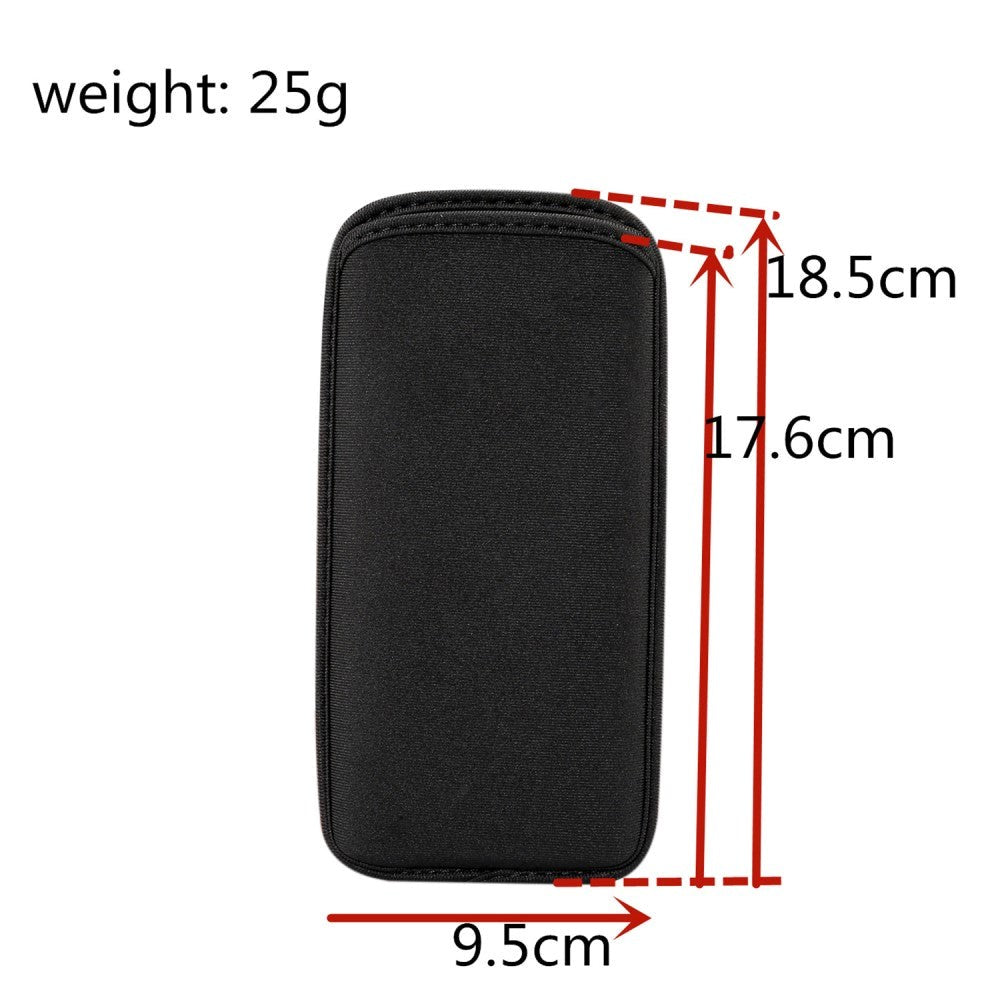 Universal Smartphone Sleeve - Vannavvisende - Svart - XXL