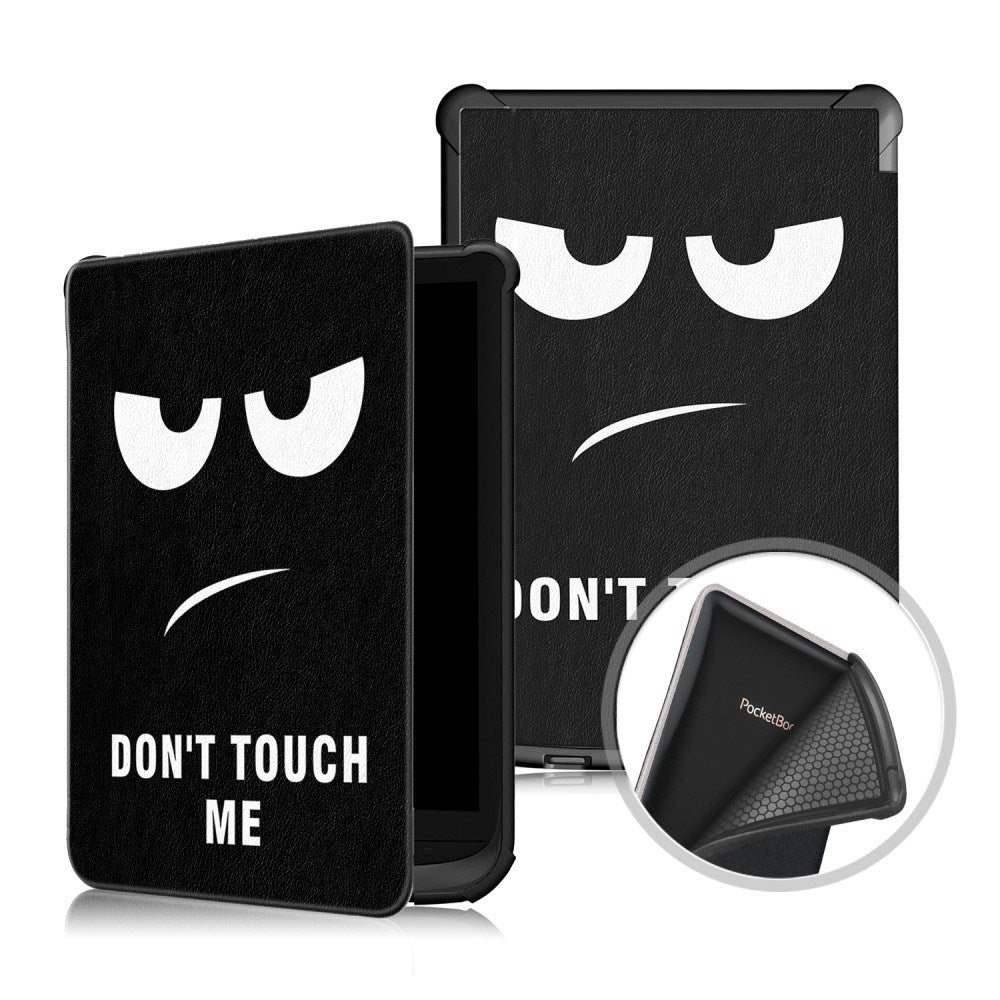 EIDERWOOD PocketBook Basic Lux 4 Kunstskinn Flip Deksel m. Sleep-Funksjon - "Don't Touch Me"