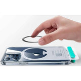 ESR Universal MagSafe Kompatibel Magnetisk Ring - 2 Stk. - Svart / Sølv