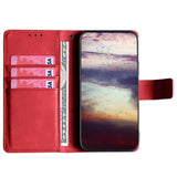 TCL 20L Flip Deksel med Krokodilleskinn Utseende - Rød