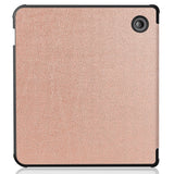 Kobo Libra 2 Origami Kunstskinn Deksel - Rose Gold