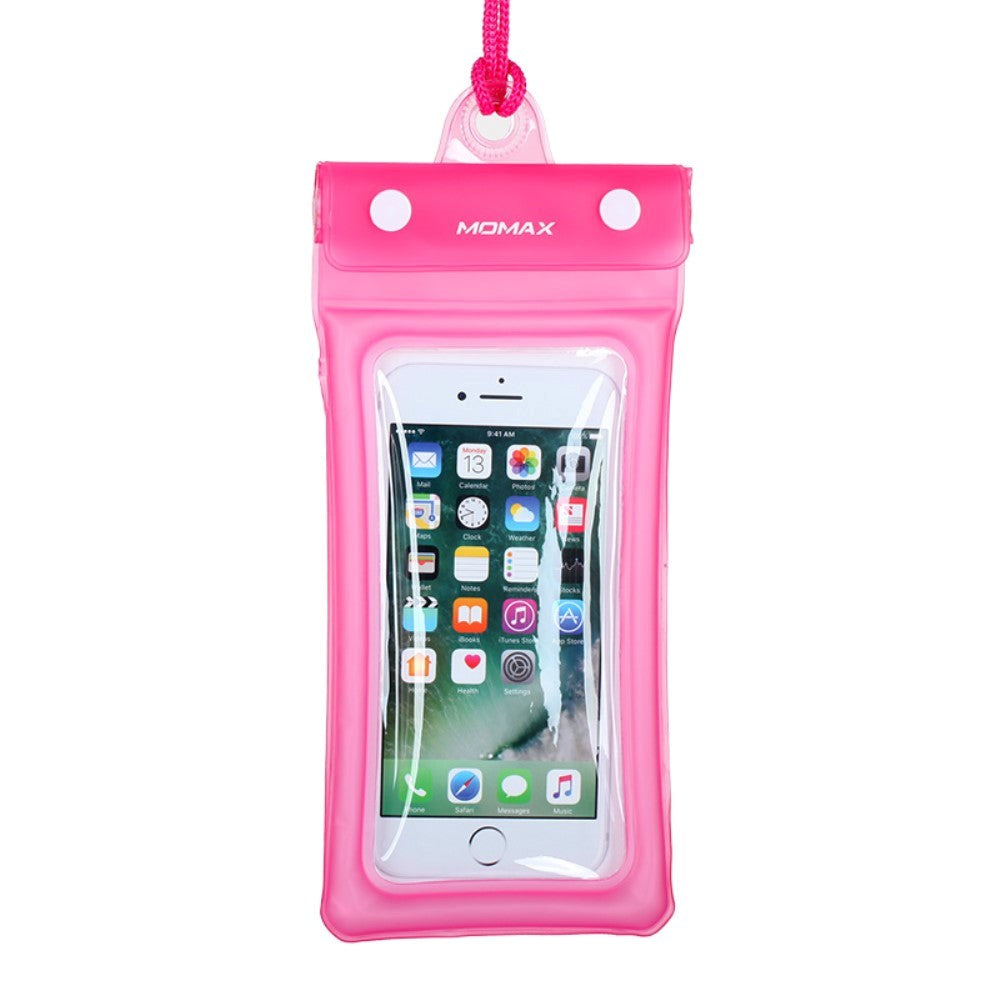 MOMAX Waterproof Airpouch Pink - Maks Mobil str. 150 x 76 mm